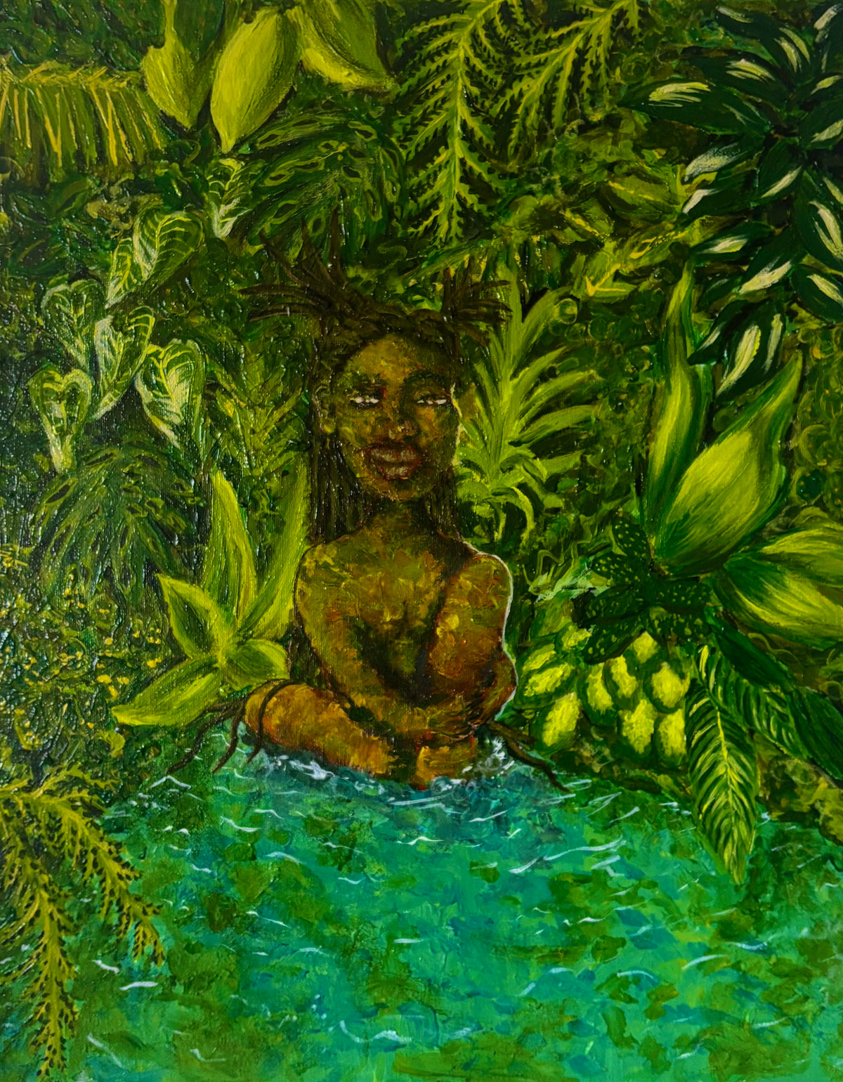 "lady in the bush"